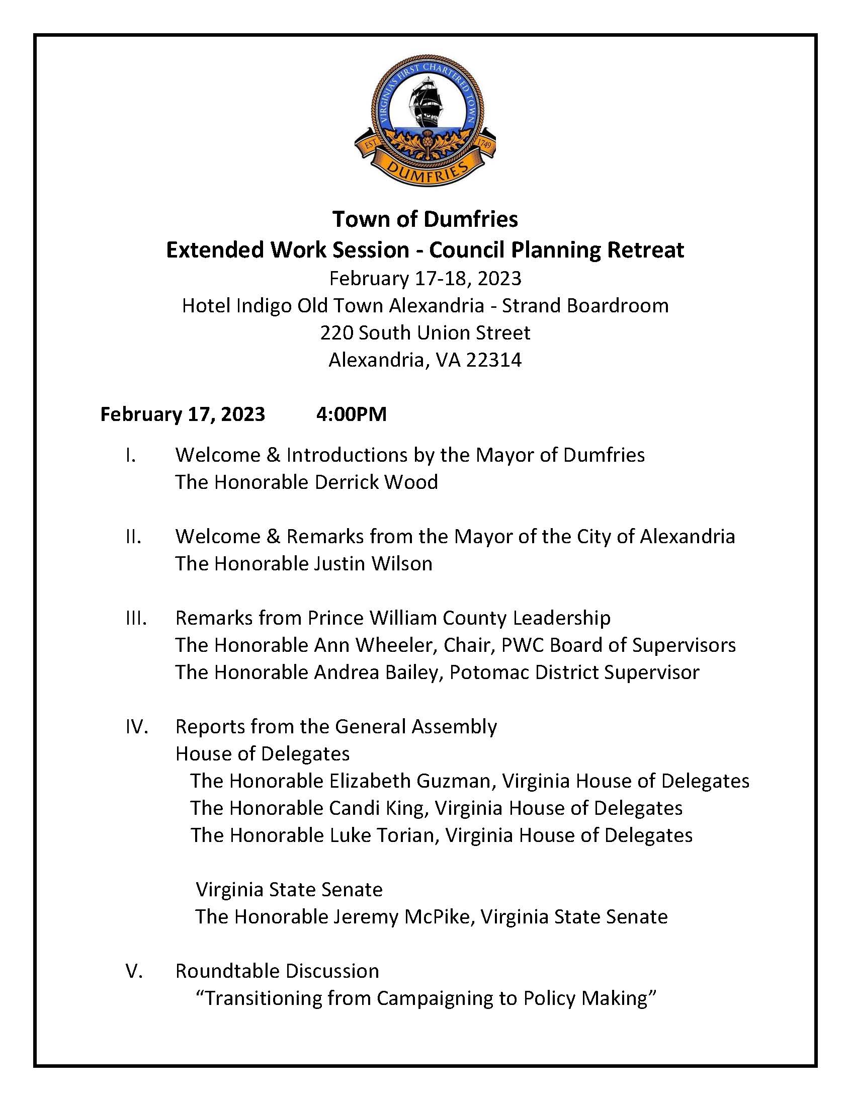 Town of Dumfries - Extended Worksession Agenda_Page_1